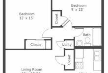 2 Bedroom Apt Floor Plans