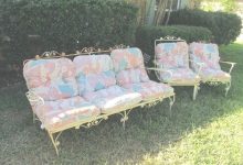 Vintage Wrought Iron Patio Furniture For Sale