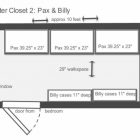 Master Bedroom Walk In Closet Dimensions