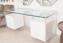 Glass Bedroom Desk