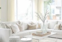 White Sectional Living Room