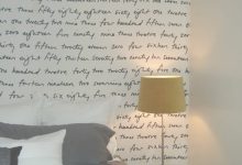 Writing Wallpaper For Bedroom