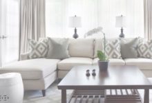 White Living Room Curtains