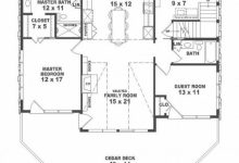 2 Bedroom 2 Bathroom House Floor Plans