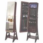 Standing Mirror With Jewelry Cabinet