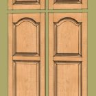 Raised Panel Cathedral Cabinet Doors