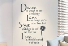 Short Quotes For Bedroom Walls