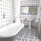 Black White Bathroom Tile Designs