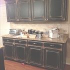 Dark Distressed Kitchen Cabinets