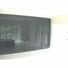 Black Glass Cabinet Doors