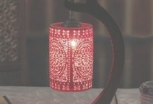 Red Bedroom Lamps