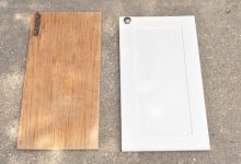 Flat Kitchen Cabinet Doors Makeover