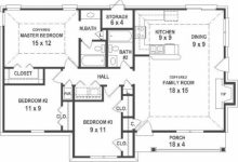 3 Bedroom 2 Bath House Plans