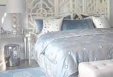 Blue And Silver Bedroom