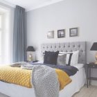Blue Yellow And Gray Bedroom