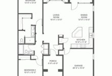 1400 Sqft 2 Bedroom House Plans