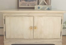 How To Paint And Distress Cabinets