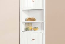 Corner Storage Cabinet With Doors