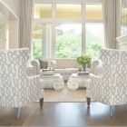 Patterned Chairs Living Room
