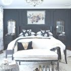 Navy Blue Black And White Bedroom