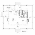 1 Bedroom 1.5 Bath Floor Plans