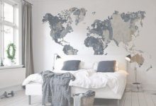World Map Bedroom Decor