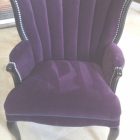 Purple Bedroom Chair