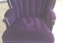Purple Bedroom Chair