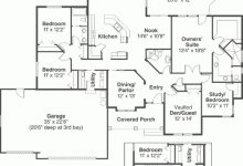 Five Bedroom Ranch House Plans