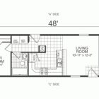 Single Wide Mobile Home Floor Plans 2 Bedroom