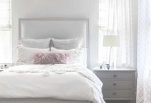 Light Pink And Grey Bedroom