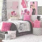 Pink And Black Paris Themed Bedroom