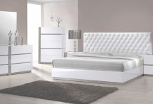 White Tufted Bedroom Set