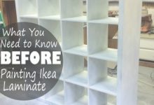 How To Paint Ikea Laminate Furniture