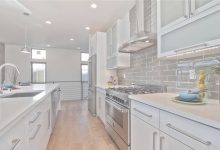 White Flat Panel Kitchen Cabinets