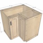 Corner Kitchen Cabinet Dimensions