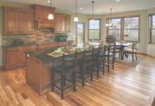 Hickory Floors With Cherry Cabinets
