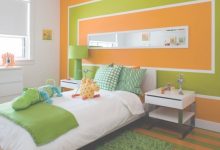 Lime Green And Orange Bedroom