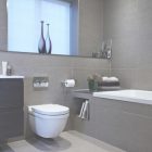 Grey And White Bathroom Tiles