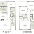 3 Bedroom Townhouse Plans 2 Storey
