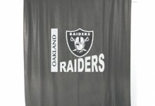 Raiders Bedroom Curtains