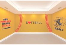 Softball Decorations For A Bedroom