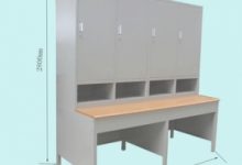 Study Table With Cabinet