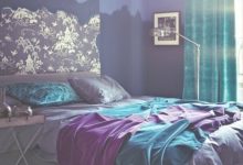 Blue And Purple Bedroom