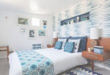 Blue Scandinavian Bedroom