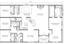 4 Bedroom 3 Bath Floor Plans