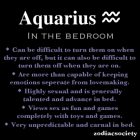 Aquarius In The Bedroom