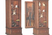 Hidden Wood Gun Cabinet