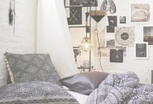 Black And White Boho Bedroom