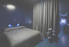 Black And Blue Bedroom